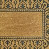 LUA VIKA Coir door mat, inside and outside door mats, welcome mat, indoor and outdoor doormats, front doormat, non slip with PVC backing, entranc