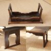 End Tables Foldable Coffee TableRetro coffee table coffee tablelow table country tatami table used in living room bedroom Color  Brown Size  50x3