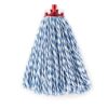 Vileda SuperMocio Microfibre and Cotton Refill, Pack of 2 SuperMocio Microfibre and Cotton Mop Head Replacements, Fits all SuperMocio Mops, Authe