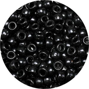 Eppingwin Beads and Bead assortments (1000 Pony Beads-Black Solid)…