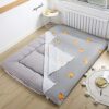 Japanese Futon Cover with Zipper 100% Cotton Cover for Traditional Floor Futon Mattress Removable Washable Without Mattress
