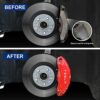 WZRAXJ Break Caliper Cover Fit for 2020 2021 2022 Tesla Model Y Accessories Wheel Size 19 inch 20 inch Red Caliper Protector Improved Model (Not