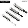 SLIPPET Hair Comb Styling Set 4 Pieces Fine Wide Tooth Comb Rat tail Comb Cutting Comb Parting Comb Anti Static Combs for men women dry wet hair