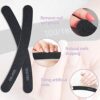 URAQT 15PCS Nail Files Professional Nail File Set Curved Fingernail Files DoubleSided Emery Board Manicure Tools for Home and Salon Use 100180 gr