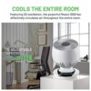 Meaco MeacoFan 1056 Air Circulator - Powerful, Energy Efficient, Low Energy, Quiet cooling desk fan for bedroom, home and office, Oscillating, Re