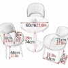 Table and Chairs Dining Set Farmhouse Style Coffee Shop Tables and Chairs Home Living Room Dining Table and Chairs Simple Coffee Table Leisure Ta