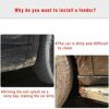 MNBX 4Pcs Car Mud Flaps Mudguards for B MW 1 2017-2020, Front Rear Splash Guards Car Fender Styling & Body Fittings Black
