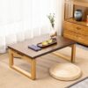 JKGHK Foldable Coffee Tables Rectangle Low TableMinimalist Bamboo End Table Small Dinning TableBedroom Bay Window Side Table Cocktail Desk Tablef