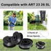 Poweka Strimmer Spool Line for Compatible with Bosch Art 23 & art 26 SL Strimmer Trimmer,Spool Replacement for Trimmer（3Pack）
