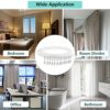 Bendable Ceiling Curtain Track for Bay Window 16FTapprox 5m Flexible Curved Curtain Rail Ceiling Wall Mount Heavy Duty Plastic Curtain Rails Trac