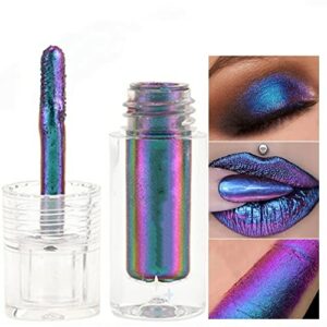 Liquid Chameleon Eyeshadow Metallic Changing Sparkly Eye Shadows Multichrome High Pigment MultiReflective Liquid Eyeshadow Longlasting Holographi