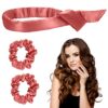 URAQT Heatless Curling Rod Headband No Heat Hair Curler for Long Hair Soft Silk Ribbon Sleeping Hair Rollers Wave Curls Lazy Curler Set DIY Hair