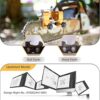 MIRWORK Chainsaw Sharpener, Chainsaw Chain Sharpening Jig Hand Cranked, Portable Chainsaw Chain Sharpener Kit for Sharpening 1/4 inch and 3/8 inc