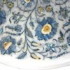 21 x 21 Inches Round Shape White Marble Sofa Center Table to add Royal Look in your Home Floral Pattern Inlay Work Coffee Table Top