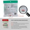 Nafy Powecom 5Layer Breathable Protective Face Masks Cup Dust Masks Filter Efficiency 95 Improved Standard GB26262019 White  10pcs