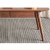 HZF Square Solid Wood Coffee Table Black Walnut Tea Table Modern Minimalist End Table Small Apartment Living Room Sofa Table