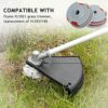 Poweka FLY021 Strimmer Spool Compatible with Flymo 513937190 Grass Strimmer, Double Autofeed Spool and Line Pack of 3