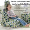 WXFN Bean Bag Chair Kids Bunny Bean Bag Set Ergonomic without Filler Made of Cotton And Linen Fabric Soft And ComfortableC