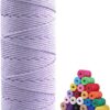 jijAcraft 2MM Butchers String, 328ft Strong White String, Natural Food Grade Cooking String, Cotton String for Kitchen Rotisserie Chicken, Tying