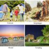 GEEDIAR Automatic Pop Up Tent for 3-4 Person,Upgraded Camping Tent Waterproof & UV Protection Instant Portable Dome Tent with Carrying Bag for Fa
