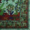THE ART BOX Window Curtains Indian Window Drapes Set of 2 Tapestry Window Curtains Hanging Valances for Window Room Divider Green Tree 80x82 Inch