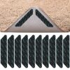 LICQIC Pack Of 10 Rug Grips AntiSlip and Reusable Rug Grippers for Laminate Floor Washable Carpet Stickers for Rugs for All Kinds Of Rugs