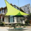 Qdreclod Sun Shade Sail Awning 2x2x2m for Outdoor Sun Protection Garden Patio Yard Party Waterproof Sunscreen Shelter Awning Sail Canopy 90% UV B