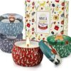 Yinuo Mirror Scented Candles Gifts Set for WomenAromatherapy Candles for Home Scented12 Pack 2.5 oz Soy Wax Jar Candle Mother Day Brithday Stress