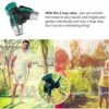Aiglam Garden Hose Splitter, 2 Way Garden Hose Connector Water Taps Distributor 2 Way Tap Manifold with Regulable and Lockable Rubberized Grip