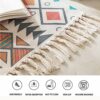 Boho Runner Rug 60x130cm Hallway Runner Machine Washable Carpet Runner with Tassel Cotton Area Rugs Carpet Runner Non Slip Hallway Rugs for Livin