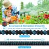 Expandable Garden Hose Pipe 15m 50ft, Hosepipes for Garden Flexible Garden Hose with 10 Function Spray Gun, 3/4" 1/2" Connector, Expanding Water