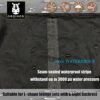 Orqihod L-shaped Garden Furniture Cover Waterproof 600D Heavy Duty Garden Rattan Corner Furniture Covers with Storage Bag 254X254CM Black Protect
