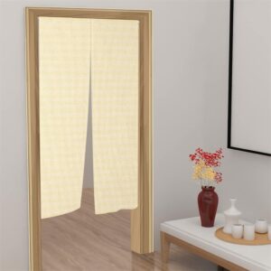 Leowefowa Traditional Japanese Noren Doorway Curtain Long Type Window Treatment Doorway Curtain Tapestry for Ukiyoe Room Divider Home Decoration