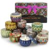 Yinuo Mirror Scented Candles Gifts Set for WomenAromatherapy Candles for Home Scented12 Pack 2.5 oz Soy Wax Jar Candle Mother Day Brithday Stress