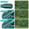 WISDOMWELL Garden Sprinkler Adjustable water spray range Suitable for large areas of lawn Automatic 360 Degree 3 Arm Rotating Sprinkler System Sp