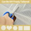 Rug Gripper for Wooden Floors Multipurpose Non Slip Area Rug Pad Mat Underlay Durable Anti Slip Rug Grips Carpet Grippers Easily Trimed for Tiles