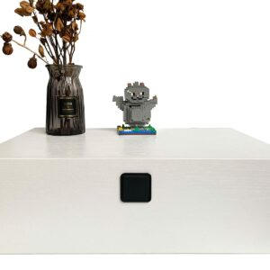 Lizipai Floating NightstandWall Mounted Nightstand with DrawerModern Bedside Table for Small Spaces Bedroom Living RoomWhite19.6x13x6.3