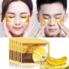 30 pieces 24k crystal eye mask advanced antiaging desalination eye lines and eye bags moisturizing eye collagen female antiwrinkle secret recipe