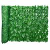 GoldCister Artificial Leaf Screening, Expanding Trellis Fence Roll With Ivy Leaves, UV Fade Protected Privacy Hedging Wall Landscaping Garden Fen