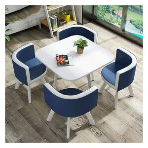 Office Business Hotel Lobby Dining Table Set Office Table and Chair Set Hotel Reception Lounge Office Table and Chair Set Living Room Corridor Co