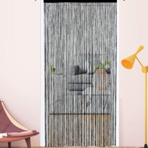 QiBoYuYe Door Curtains Fly Screen Curtain For Window String Flies Doors Decorations Room Dividers Doorways Panel Bedroom Living Closet Door Drape